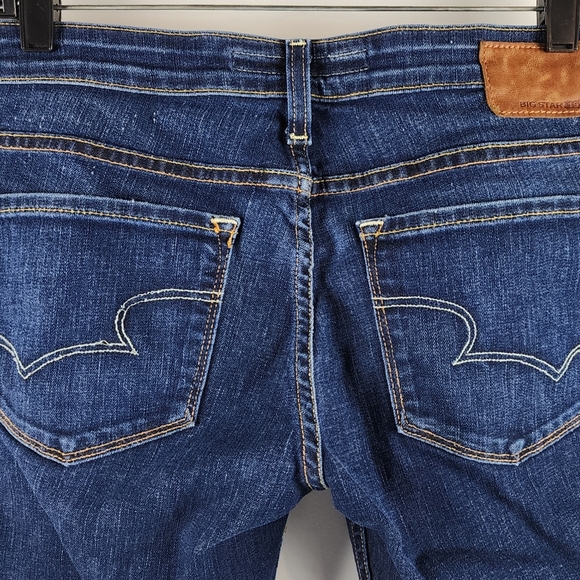 Big Star Remy Boot Jeans Womens Irregular Size 29L Low Rise Denim (29x32) - Picture 9 of 12